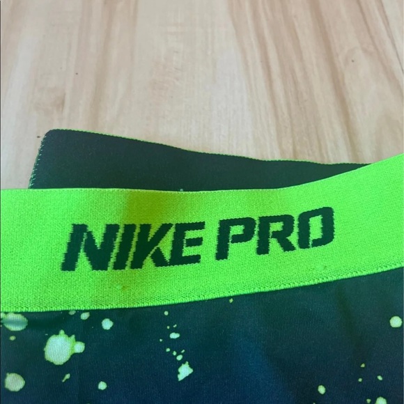 Neon Nike Pro Leggings - Picture 2 of 6